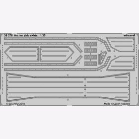 Archer side skirts for Tamiya kit Seitensch&uuml;rzen Eduard 36376 1:35