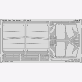 King Tiger fenders for Takom kit Schutzblech Schürzen Eduard 36388 1:35