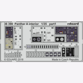 Panther A interior for Takom kit Eduard 36390 1:35