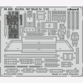 Sd.Kfz. 167 StuG IV for Ryefield Models kit Eduard 36485 1:35