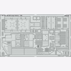 Mi-24D cargo interior for Trumpeter kit Eduard 481078 1:48