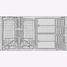 P-47D-25 gun bay for Eduard kit Kanonenschacht Eduard 48785 1:48