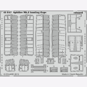 Spitfire Mk.I landing flaps for Airfix kit Landeklappen Eduard 48847 1:48