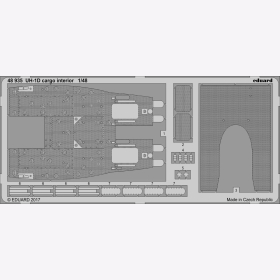UH-1D cargo interior for Kitty Hawk kit Frachtraum Eduard 48935 1:48