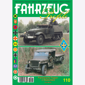 Blume Fahrzeug Profile 110 Franz&ouml;sische Truppen in Deutschland