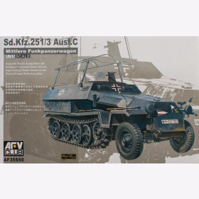 Sd.Kfz. 251/3 Ausf.C Mittlere Funkpanzerwagen AFV Club  AF35S50 1:35