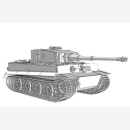 Pzkpfwg. VI Tiger 1 late Sd.Kfz.181 Das Werk DW35028 1:35