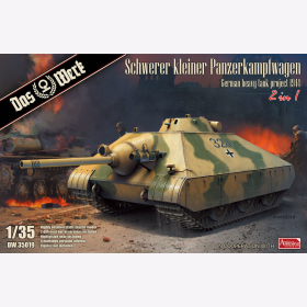 Schwerer kleiner Panzerkampfwagen German heavy tank project 1944 Das Werk DW35019 1:35