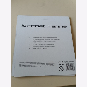 2x Magnet Fahne Deutschland 21 x 14,5 cm