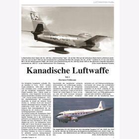 Feldmann Luftwaffen Profile 16 Kanadische Luftwaffe Royal Canadian Air Force Teil 1 Air