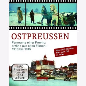 DVD - Ostpreussen Panorama einer Provinz erz&auml;hlt aus alten Filmen - 1913 bis 1945 (Schuber mit 5 DVDs)