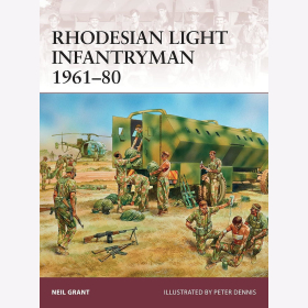 Rhodesian Light Infantryman 1961-80 Grant Osprey Warrior 177
