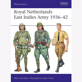 Lohenstein Royal Netherlands East Indies Army 1936-42 (MAA Nr.521) Osprey Men-at-arms
