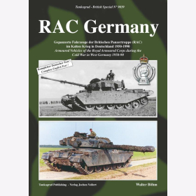 RAC Germany Gepanzerte Fahrzeuge der Britischen Panzertruppe (RAC) im Kalten Krieg in Deutschland 1950-90 Tankograd 9039