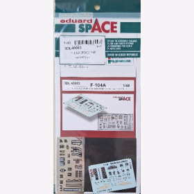 Eduard Space F-104A Space 1/48 Decals/Foto&auml;tzteile