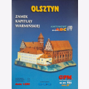 Kartonowe Olsztyn Schloss des Ermländischen Kapitels...