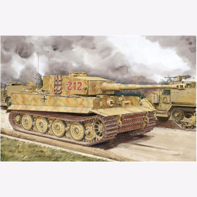 Dragon Models DR6947 Kriegsfahrzeug aus Kunststoff zur Selbstmontage, Tiger I Late Production W/Zimmerit (Normandy 1944), Maßstab 1:35