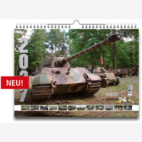 Steelmaster Kalender 2027 A3 Wandkalender 14 Blatt Panzerfahrzeuge Rad & Kette Modellbau