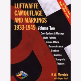 Merrick: Luftwaffe Camouflage and Markings 1933-1945, Volume Two Nachtj&auml;ger Bomber Aufkl&auml;rer Modellbau