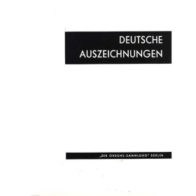 Deutsche Auszeichnungen - Band 3: Anhalt von Beginn des ...