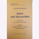 Orden und Ehrenzeichen - Sammeldruck der geltenden...