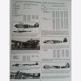 Rosch Luftwaffe Codes, Markings &amp; Units 1939-1945