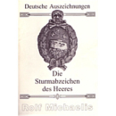 Die Sturmabzeichen des Heeres - Rolf Michaelis