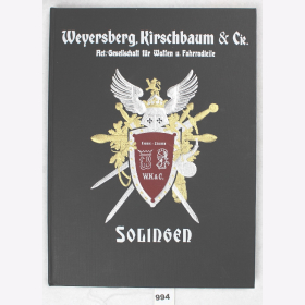 Weyersberg, Kirschbaum &amp; Cie., Solingen, Blankwaffen-Katalog